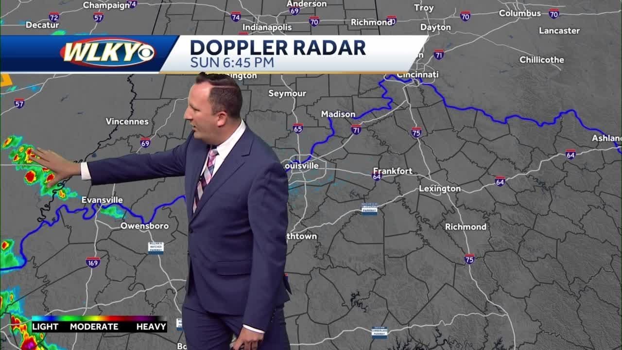 Cooler temps & lower humidity on Monday - YouTube