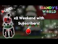 🔴DANDY'S WORLD | GRINDING ORNAMENTS WITH VIEWERS | x2 WEEKEND