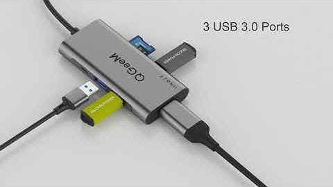 #QGeeM USB C 7-in-1 Hub