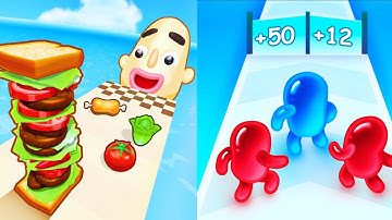 Food Run Vs Count Master 🎯| Found Up To Max Level in Update Gameplay 