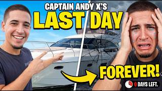 my last day on this 55ft Yacht in Ft.lauderdale