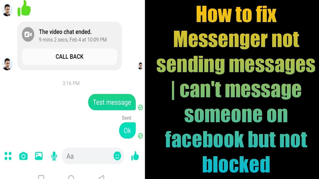 Fix message. Not Messenger.