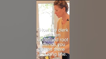 How the clerk with a defined vs undefined Root Center attends you when there’s a line! #humandesign
