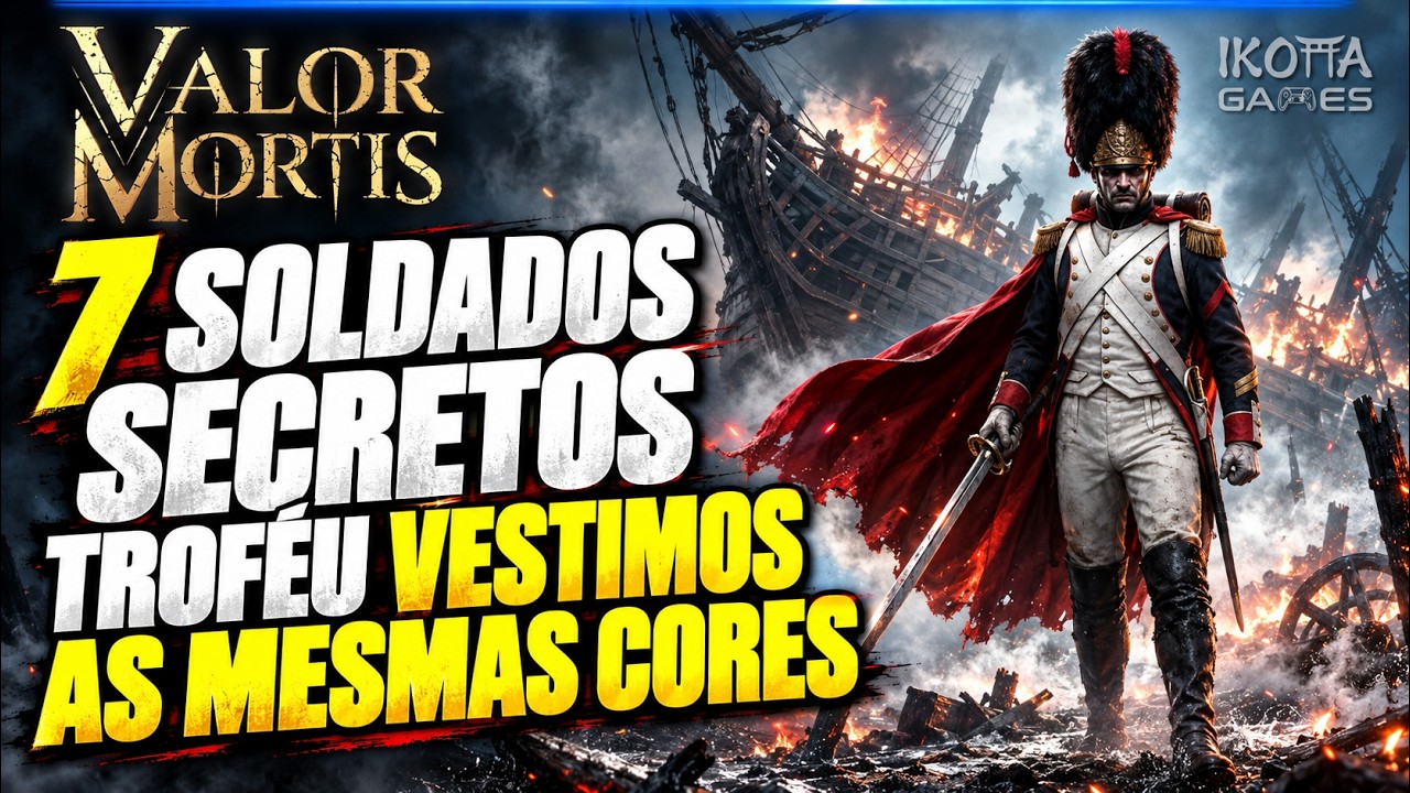 Valor Mortis: Sidequest dos JURAMENTADOS — Os 7 Soldados Secretos  (Troféu VESTIMOS AS MESMAS CORES)