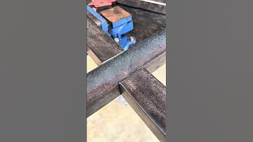 How a welder joins two precise angle irons