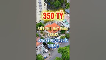 Bán Biệt Thự Góc 2 Mặt Tiền Quận 3 Ngày Nam Kỳ Khởi Nghĩa , Lê Quý Đôn # #nhuphucchannel #batdongsan