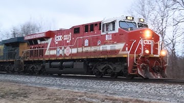 Beautiful K5LA Doppler!! CSX Spirit / Honoring Our First Responders ES44AH #911 lead Intermodal I010