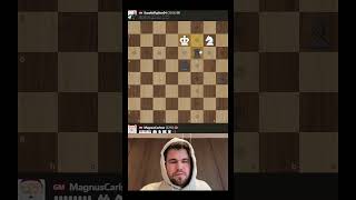 Magnus blunder, the opponent missed #chess