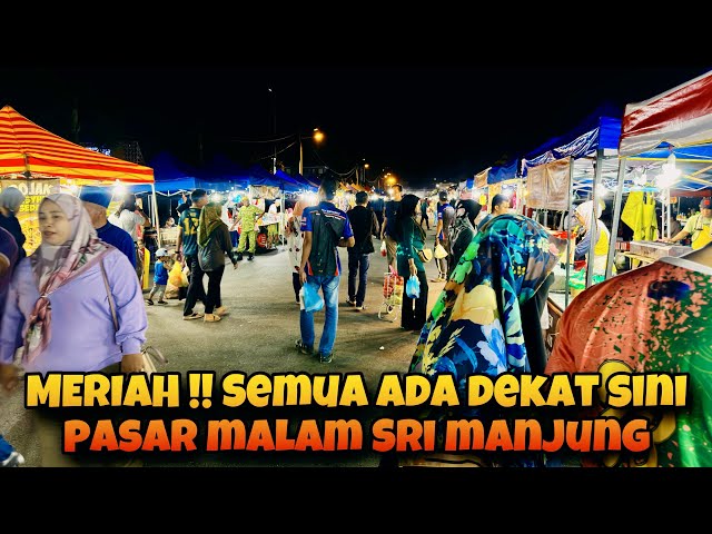 TERJAH‼️PASAR MALAM TF MART MANJUNG PERAK‼️MALAYSIA NIGHT MARKET‼️STREET FOOD‼️ class=