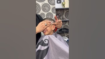 Fake blood 🩸 ☠️ #foryou #barbershop #friseur #barber #hairstyle #hair #fade #haircut #fyp #asmr #ai