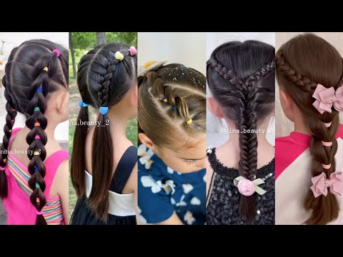 تسريحات للشعر للبنات في المدرسه 2024 افكار سهله دلعي بنوتك باجمل تسريحه