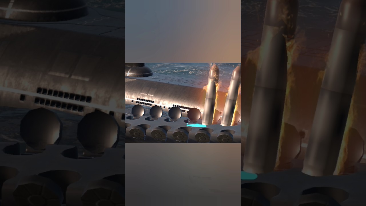 Cn type 094 submarine missile tubes animation😅 