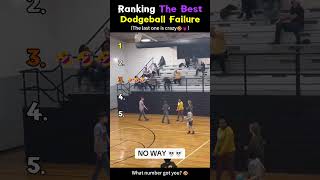 Ranking The Best Dodgeball Failure#Top5 #Shorts #Fail #Comedy #fyp