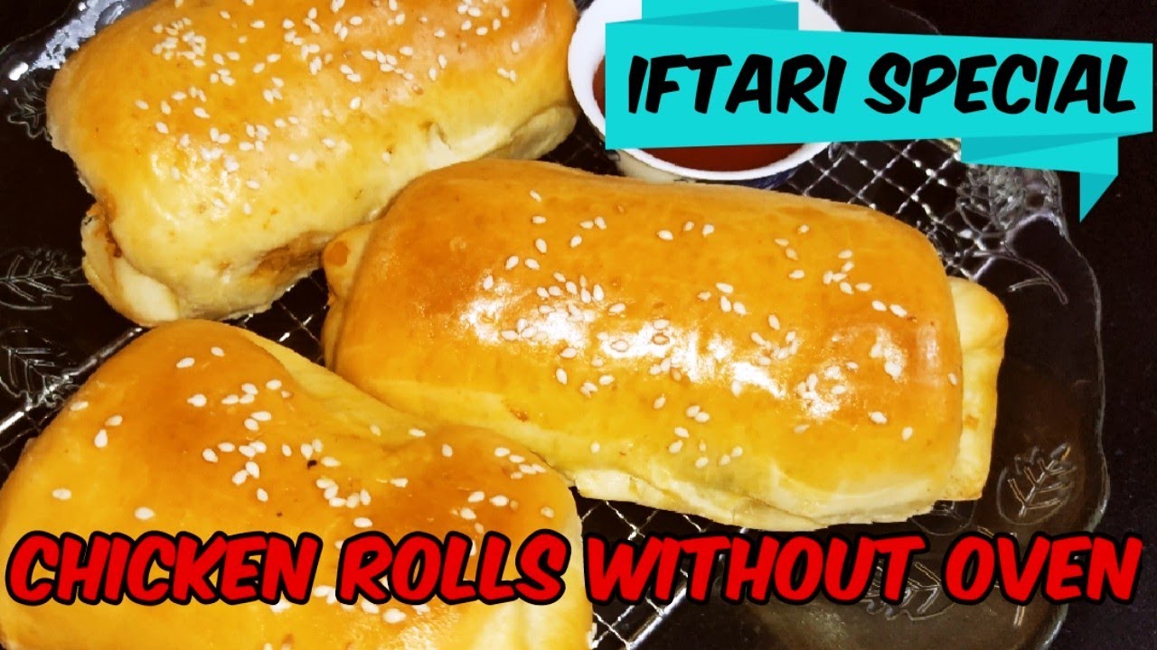 Chicken rolls without oven | Tasty Chicken dinner rolls | Ramadan 2021 | Easy Recipe for iftari