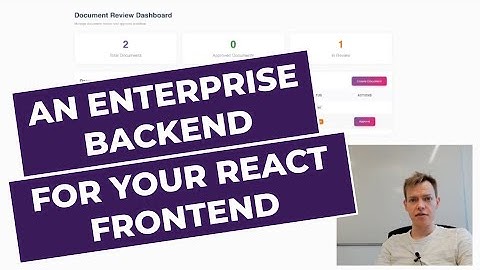How to build an enterprise grade backend for React with NPL