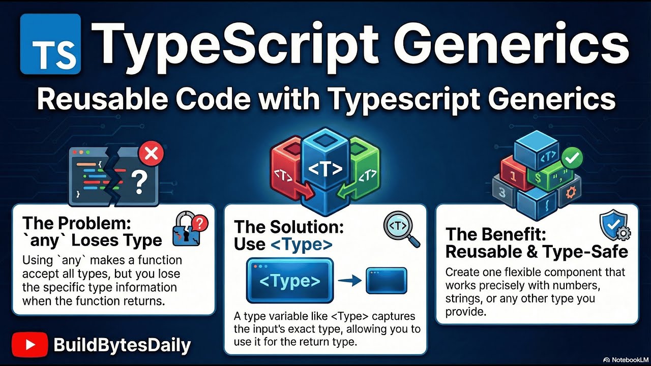Master TypeScript Generics — A Practical Guide - YouTube