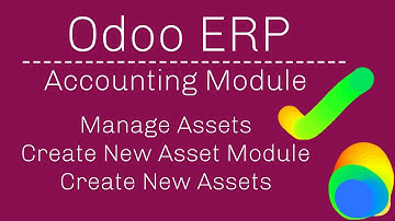 Odoo ERP Accounting: Create Asset Model & Depreciation Schedule   @Officework007