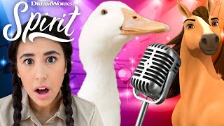 Meeting the Duck Behind the Voice of Spirit! | SPIRIT RIDING FREE
★ WATCH MORE ★ https://www.youtube.com/playlist?list=UUz9dUBXQpkRw1ncT5bTXIRA
★ SUBSCRIBE ★ https://www.youtube.com/channel/UCz9dUBXQpkRw1ncT5bTXIRA?sub_confirmation=1
Meet the duck who voices the iconic role of Spirit, the horse from Spirit Riding Free.
Lucky, a gutsy 12-year-old girl, befriends a wild mustang she names Spirit. With her two best friends Abigail and Pru and their horses by her side, they explore a world filled with endless adventure, magnificent horses and never ending fun! #DreamWorksSpirit #SpiritRidingFree Meeting the Duck Behind the Voice of Spirit! | SPIRIT RIDING FREE