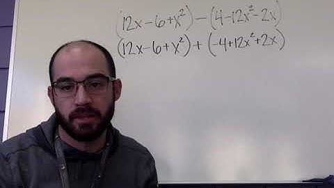 Adding/Subtracting Polynomials (non standard form) Color Method