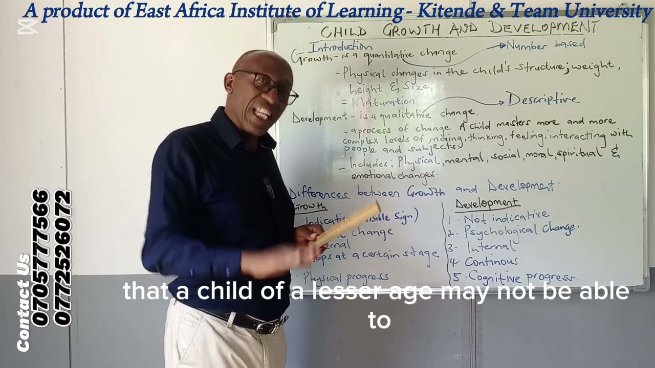 Child Growth and Development: Lecture 1