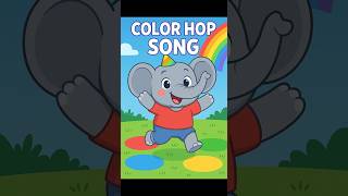 Color Hop Song 🎨🦘 | Learn Colors with Elephant | ABC Joy Kids