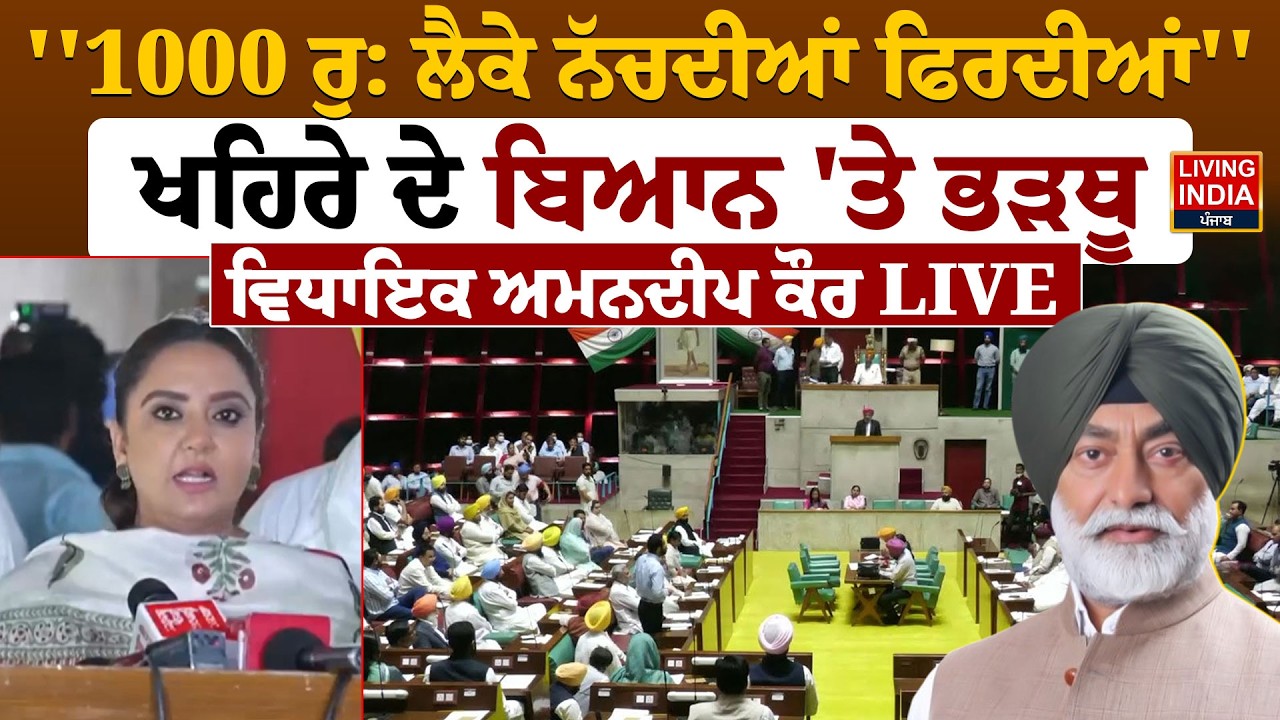 ''1000 ਰੁ: ਲੈਕੇ ਨੱਚਦੀਆਂ ਫਿਰਦੀਆਂ'' Sukhpal Singh Khaira ਦੇ ਬਿਆਨ 'ਤੇ ਭੜਥੂ|Amandeep Kaur |Punjab Budget