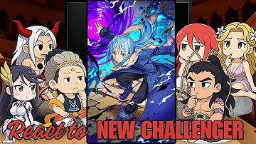 Record of ragnarok Gods react to rimuru tempest as challenger | Slime | Gacha life