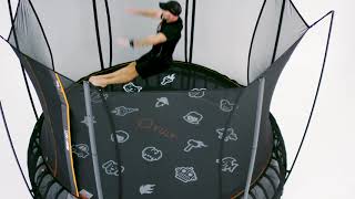 Trampoline Tricks - Seat Drop Jump