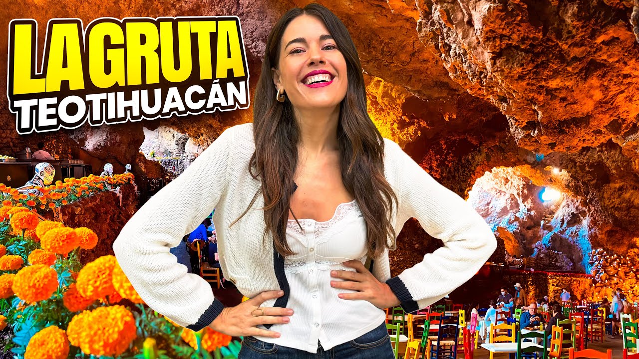 ¡La GRUTA TEOTIHUACÁN! Un Restaurante Único en una CUEVA 😱