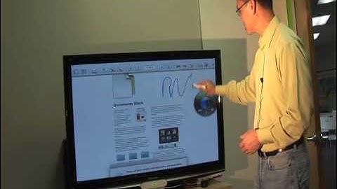 Ebeam Edge on a LCD TV | SmartboardsReviews.com