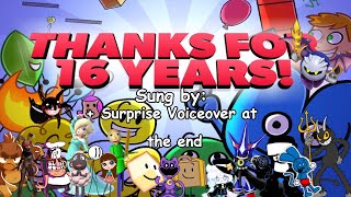 Thanks for 16 Years Sung by........ + Surprise Voiceover at the End! [MOSTLY AI COVER]