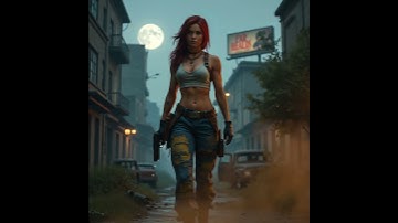 Fallout-inspired ai generated character using Kling-ai and CGdream