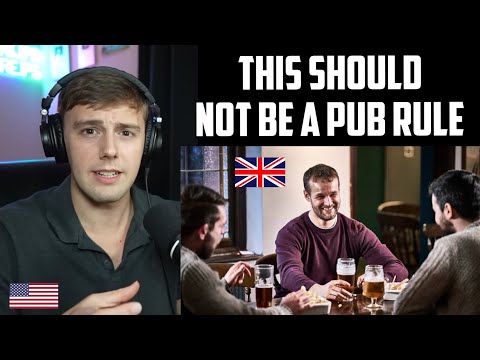 American Reacts to 28 Pub rules Brits think are normal