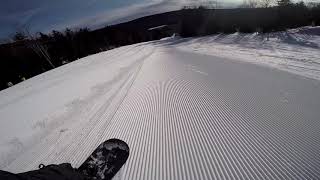 Snowboarding First Tracks at Snowshoe - Higher Quality