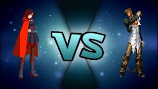 MUGEN 1.0: Ruby (A.I. patch) vs. Iori (A.I. level 8 & A.I. response set to 10)