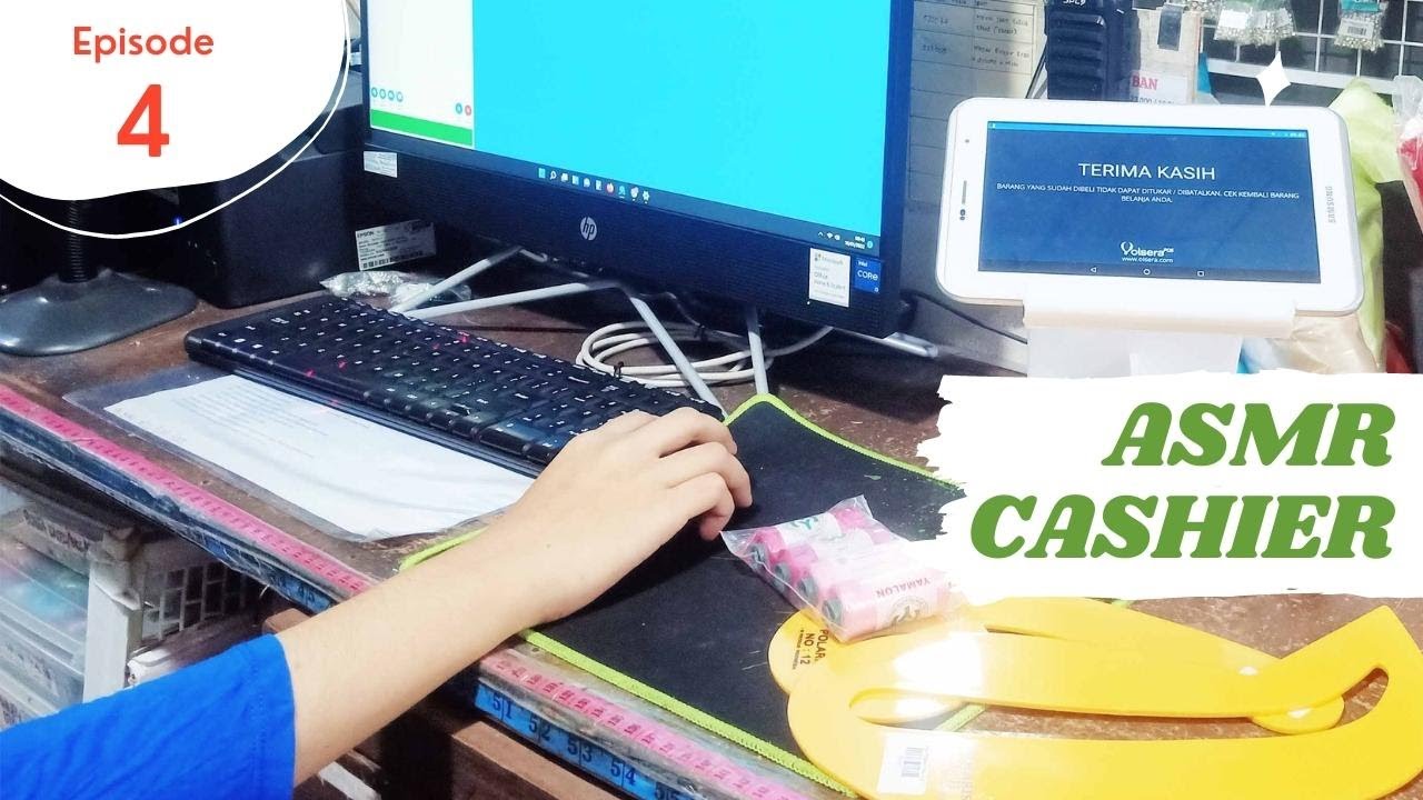 Cashier ASMR #04 : POS Olsera Cash Register - Beads Orders - Barcode - Thermal Printer