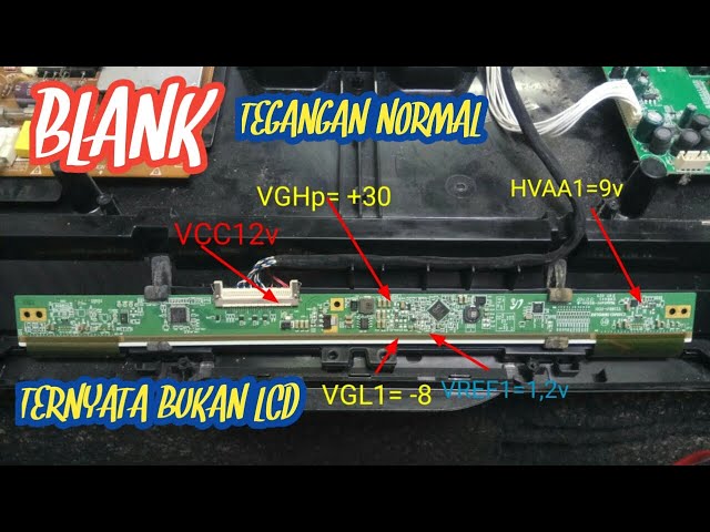 DIBIKIN PUSING AMA TV LED BLANG TERNYATA BUKAN RUSAK LCD NY UNTUNG BELUM DI CUT class=