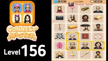 Connect Master Match Puzzle level 156 Guide Walkthrough Solution