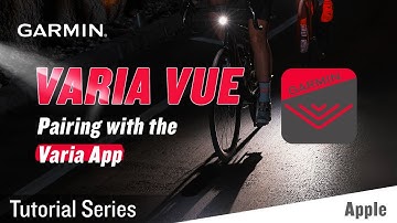 Tutorial - Varia Vue: Pairing with the Varia App (Apple)