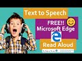 Have webpages & PDFs Read aloud in Microsoft Edge - Free and easy to use