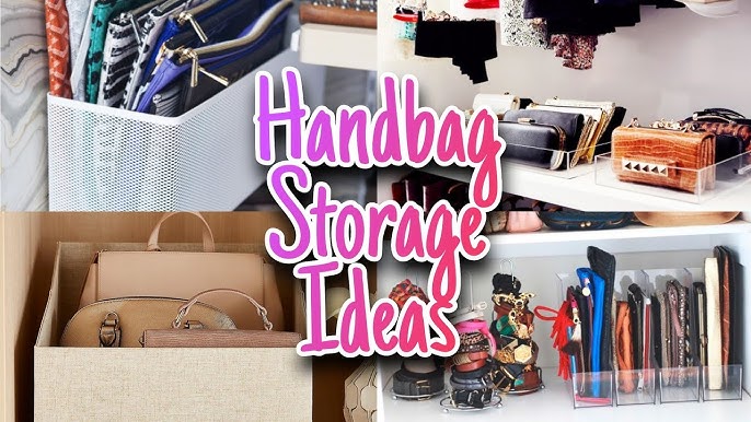 wardrobe handbag storage ideas