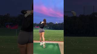 Amazing Golf Swing you need to see | Golf Girl awesome swing | Golf shorts | MOLLIE LOUISE WHITE