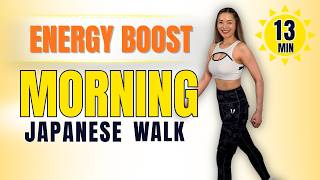 13 Min Japanese Walking Method | Wake Up & Energize Your Day