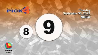 Wisconsin Lottery Midday Draw 09/06/2022