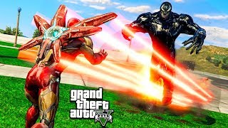 ЖЕЛЕЗНЫЙ ЧЕЛОВЕК ПРОТИВ ВЕНОМА В ГТА 5 МОДЫ! IRON MAN VENOM ОБЗОР МОДА В GTA 5! ИГРЫ ГТА ВИДЕО MODS