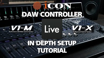 Setting Up ICON Pro Audio V1 M and V1 X Control Surfaces with Ableton Live 12