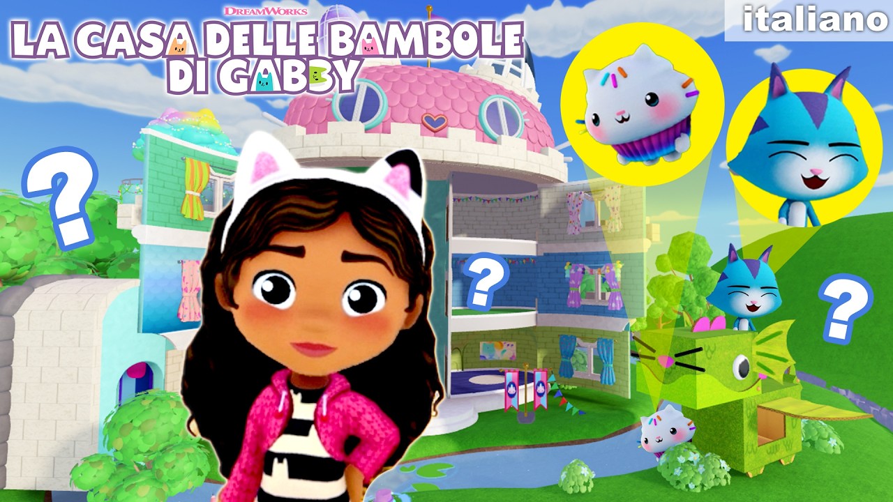 Nasconditi nel NUOVO CASTELLO! I gatti di Gabby giocano a nascondino su ROBLOX