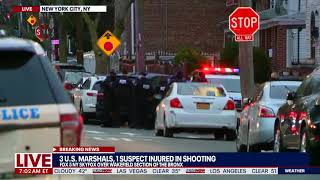 BREAKING: 3 U.S. Marshals injured, 1 suspect dead following shooting in the Bronx, NYC