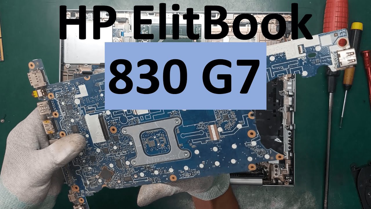 🛠️ HP EliteBook 830 G7 - disassembly and upgrade options 