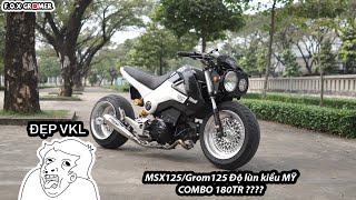 Honda MSX125cc độ 180tr có gì HOT? MSX ĐỘ LÙN | F.O.X Gromer